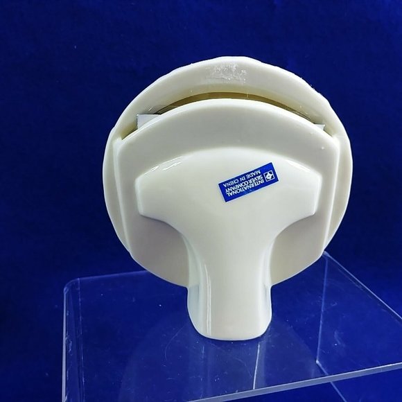 Vanity Desk Set International Silver Company Embossed Rose Gold Trim 3 Piece Set - Picture 7 of 12